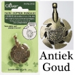 Yarn Cutter Pendant Antique Gold