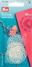 Creatief knopen plast. 36 mm
